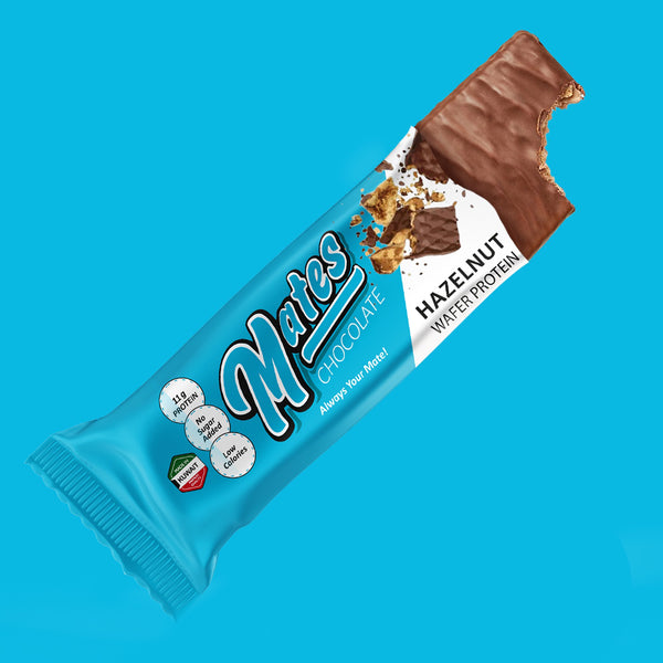 MATES Hazelnut Wafer Protein Bar (46 جم * 12 قطعة)